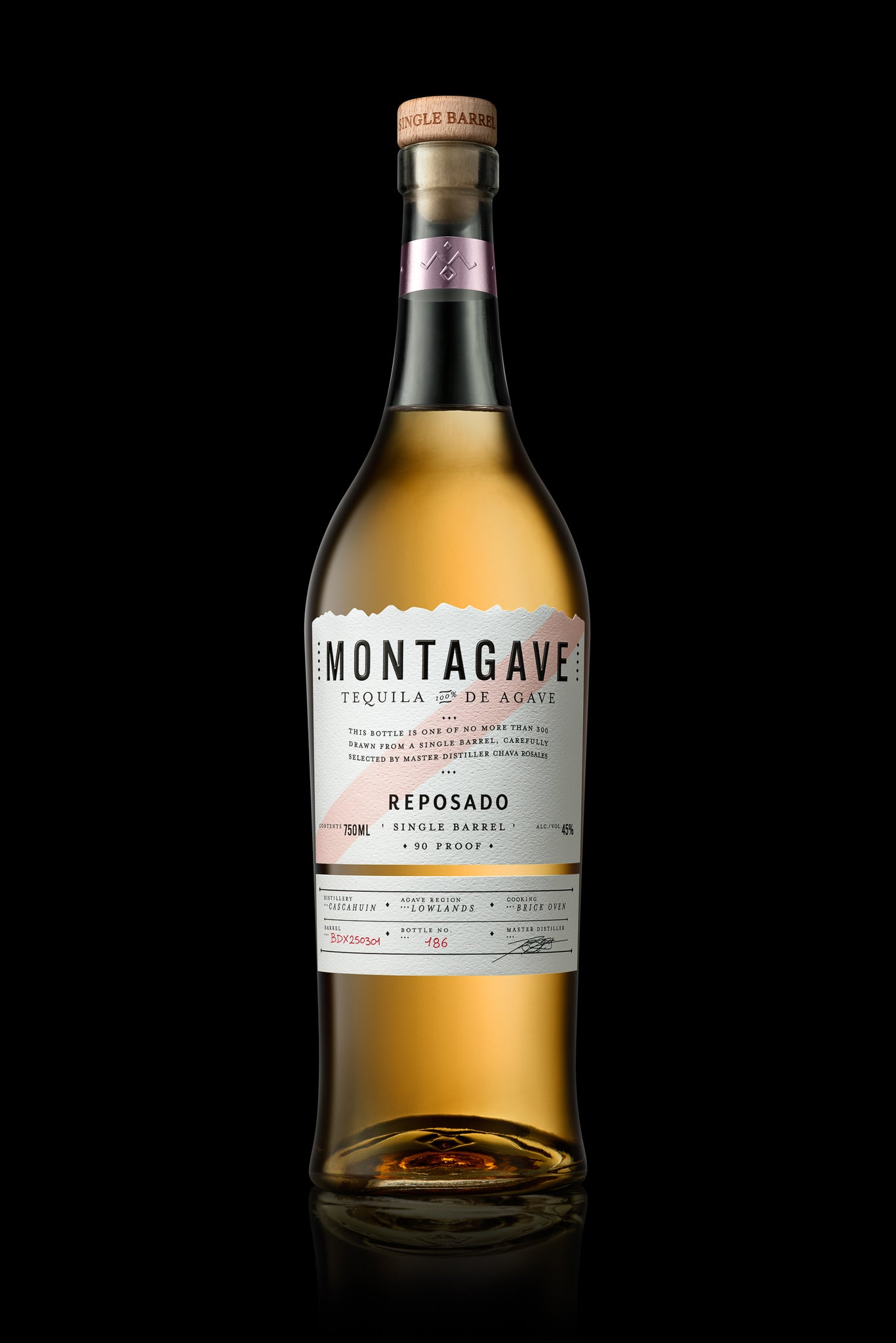 Montagave 'BDX250301' Single Barrel Reposado
